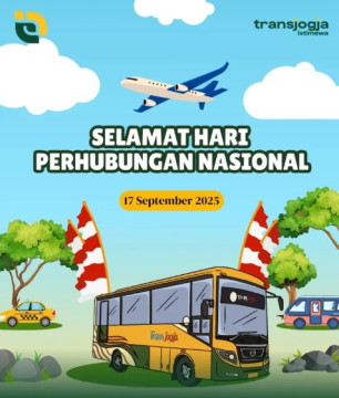 Hari Perhubungan Nasional dari TransJogja. (instagram transjogja)